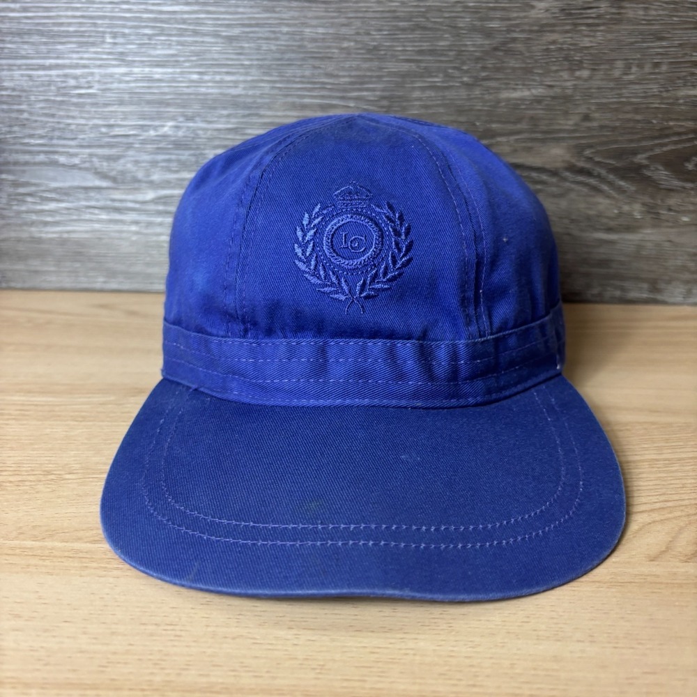 Vintage Liz Claiborne Hat Cap Womens Blue Purple Indigo Stretch Back Athletic